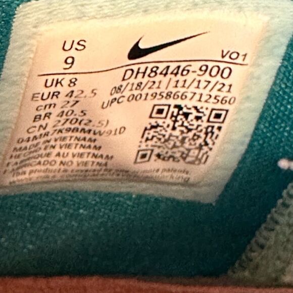 NIKE Men’s PG 6 NRG All-Star Weekend Paul George Basketball Shoes Green Size 9 main image 12